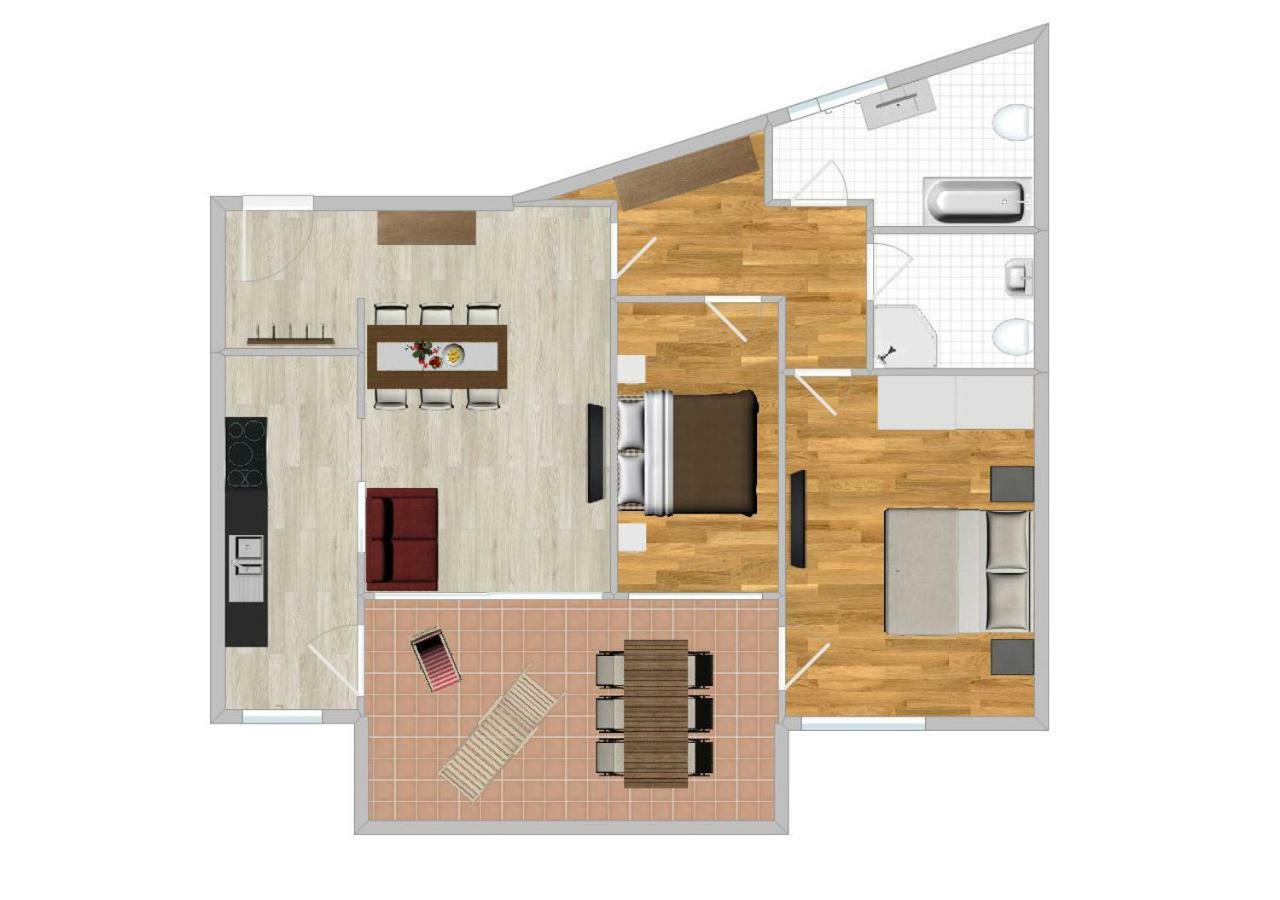 Appartment Larcher - Meinhard Merano Bagian luar foto
